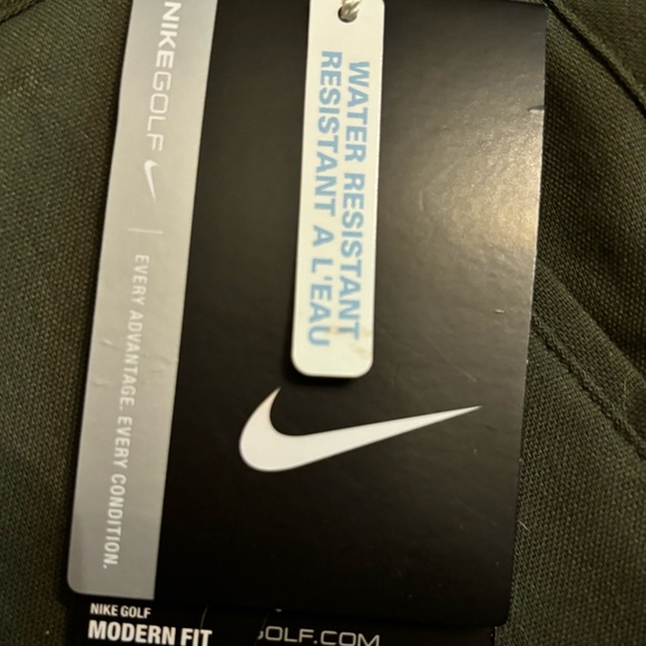 NWT Nike Golf Men's Water Resistant Khaki Green Chinos - Size 32 - Picture 4 of 6